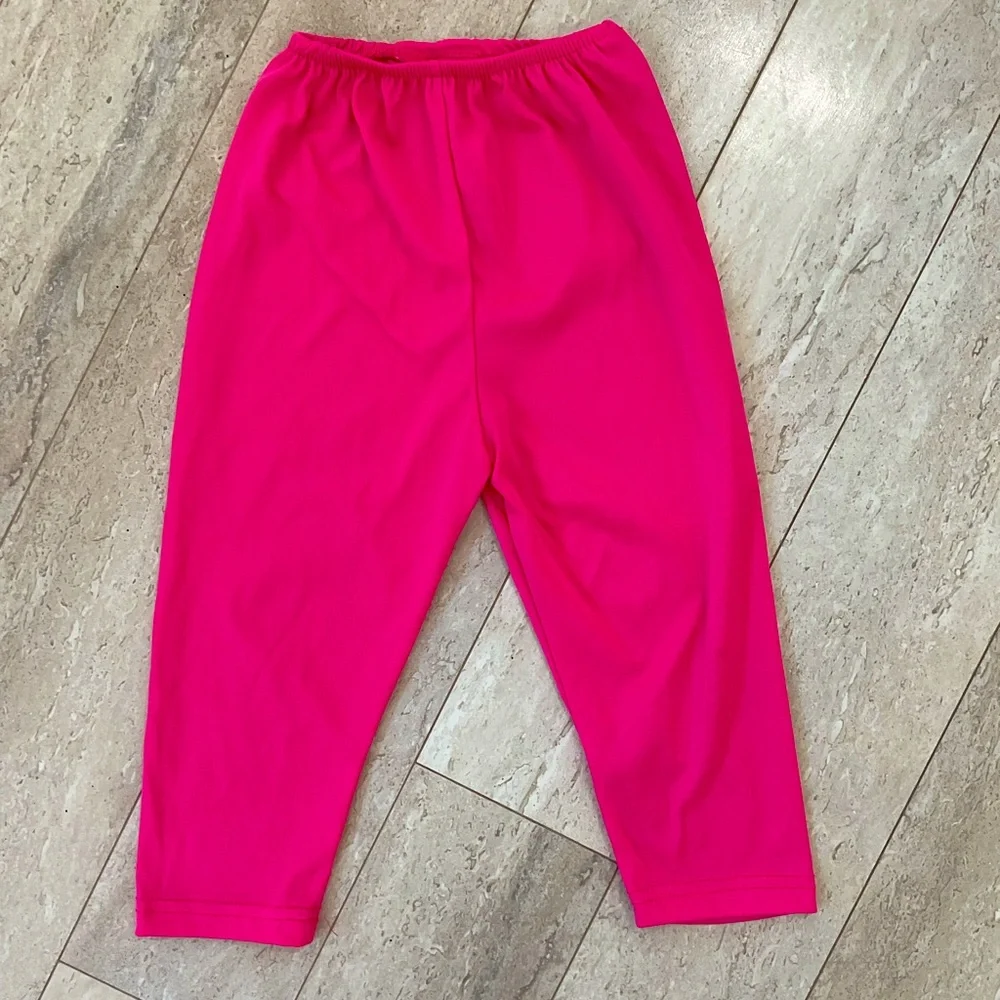 Disney Pink Multicolor Sequin Twirl Dress with Hot Pink Leggings